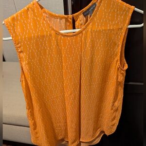 Vince Camuto Sleeveless Chiffon Blouse Top Size Small